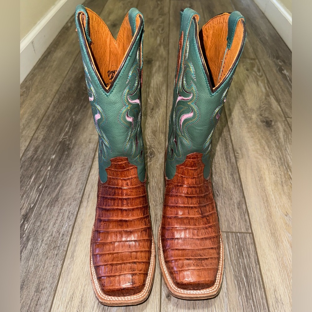 TONY LAMA BOOTS WOMEN LEIGHTON COLOR BRANDY